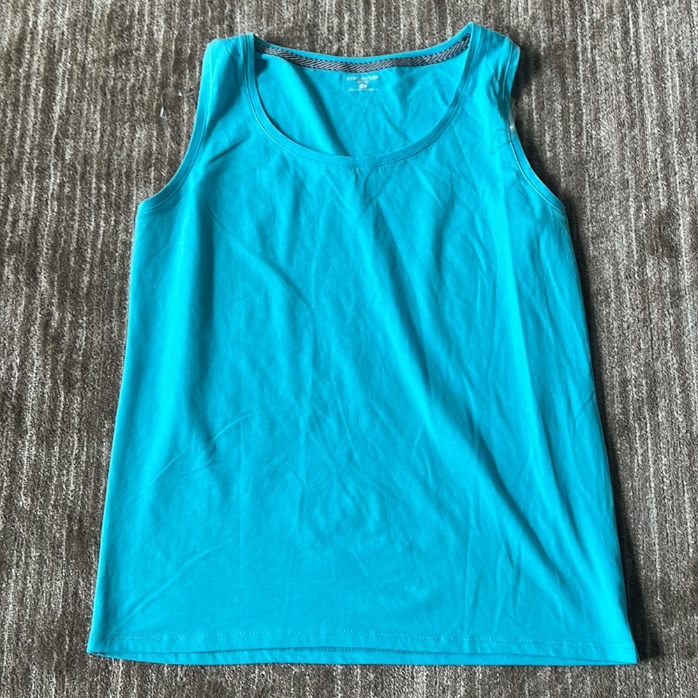 Jones New York Sport Blue Tank Top